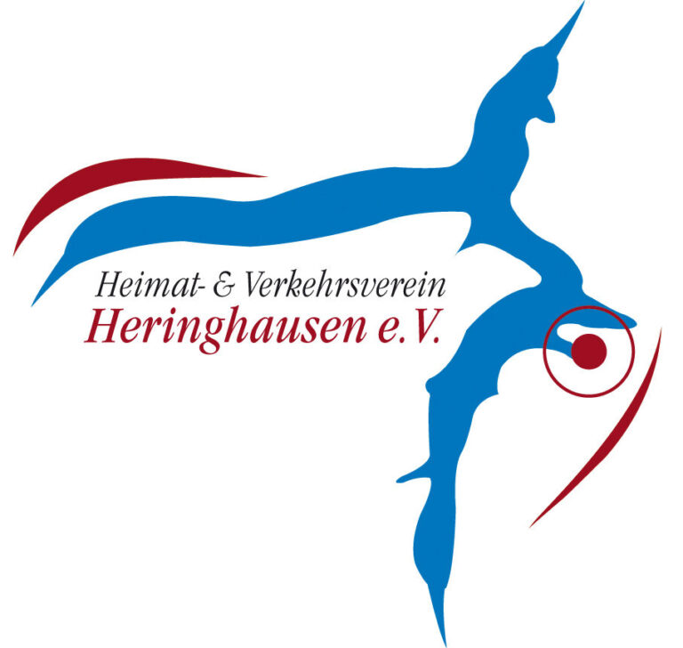 Logo von Heringhausen stellt den Diemelsee dar und Heringhausen ist mit einem roten Punkt gekennzeichnet.